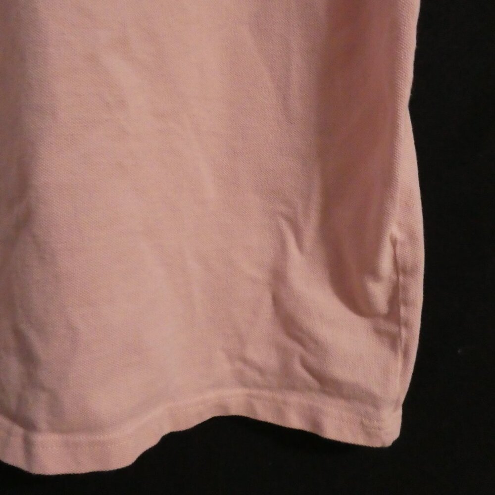 Lacoste Light Pink Polo Shirt with Green Croc Logo - Picture 13 of 13